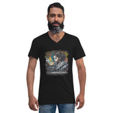 Piano And Guitar Brilliance Unisex Short Sleeve V-Neck T-Shirt - Beyond T-shirts